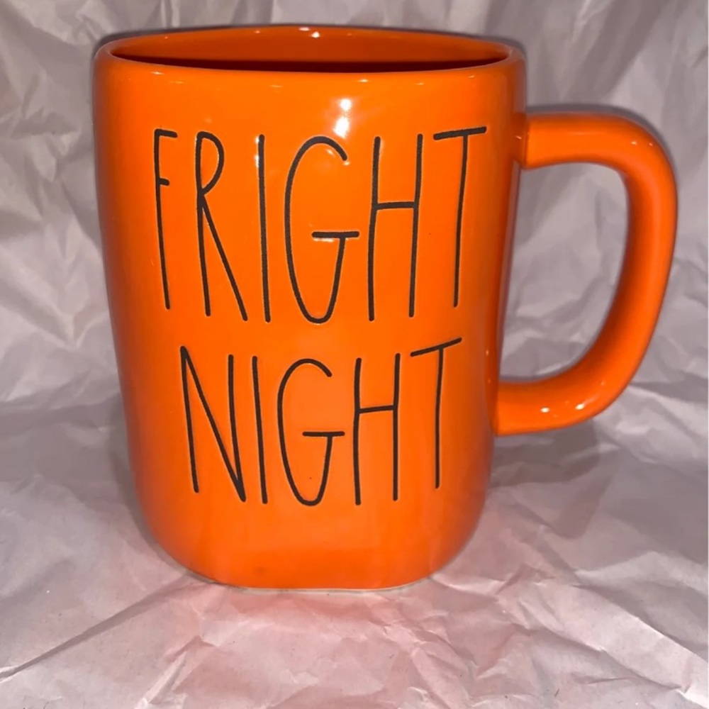 Rae Dunn Fright Night Halloween Mug NEW
